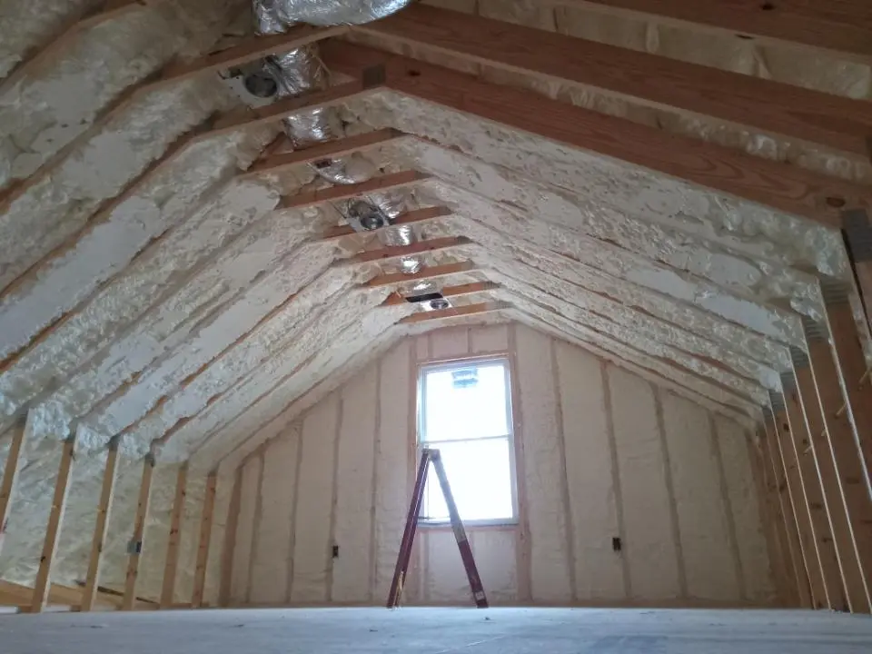 Spray foam roofing application for Crawl Space Insulation project in Sparks